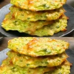 In 3 Minuten und besser als Pizza Zucchini Puffer mit Haferflocken W2xEX 2.5x
