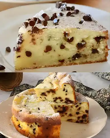 Italienischer Ricotta Kuchen, zergeht auf der Zunge