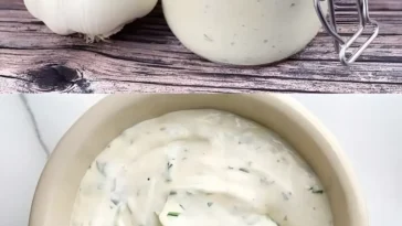 Joghurt Sauce mit Knoblauch ohne Muehe in 3 Minuten W2xEX 2.5x