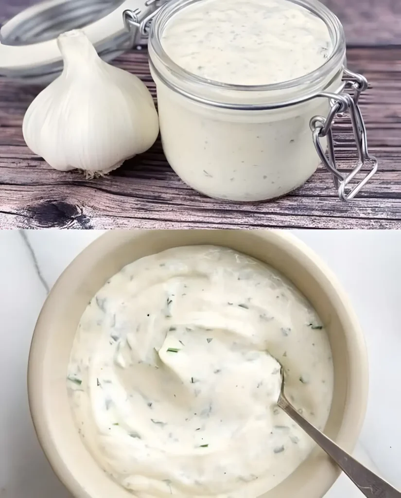 Joghurt Sauce mit Knoblauch ohne Mühe in 3 Minuten