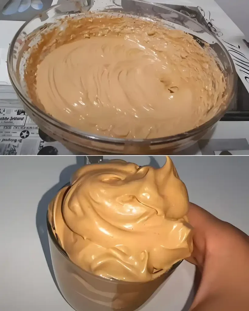 Kaffeecreme mit 50 g Instant Kaffeepulver nur 3 Minuten zubereitung
