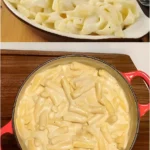 Nudeln in cremiger Knoblauch Kaesesauce nur 20 Minuten Kochzeit W2xEX 2.5x