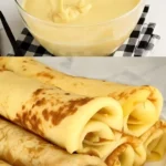 Pfannkuchen mit 150 g Quark und 2 Packung Vanillepuddingpulver W2xEX 2.5x