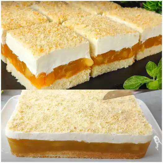 Suchtgefahr Pur: Apfelschnitten mit Pudding und Apfelsaft