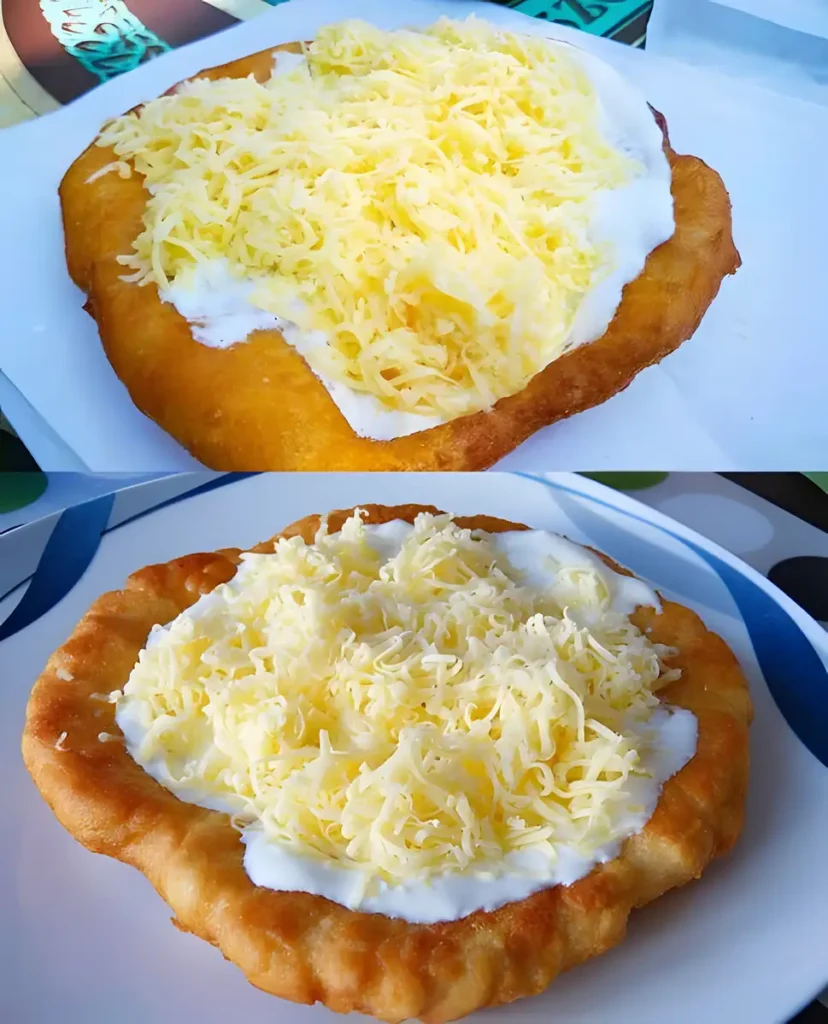 Ungarische Langos, die sind beir mir immer wieder auf dem Tisch