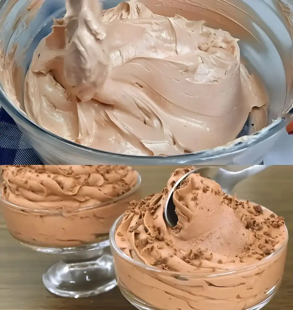 Was für ein Dessert, Schokowolke ein Teufelszeug