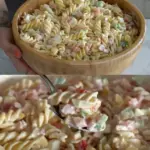 3 2 1 Nudelsalat mit leckere Geheimsosse unwiederstehlich lecker W2xEX 2.5x Q99