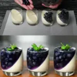 Blaubeer Panna Cotta Cremige und fruchtige Suesse W2xEX 2.5x