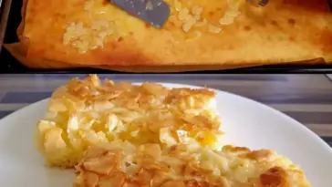 Blitzkuchen mit Mandeln in nur 5 Minuten soo lecker W2xEX 2.5x