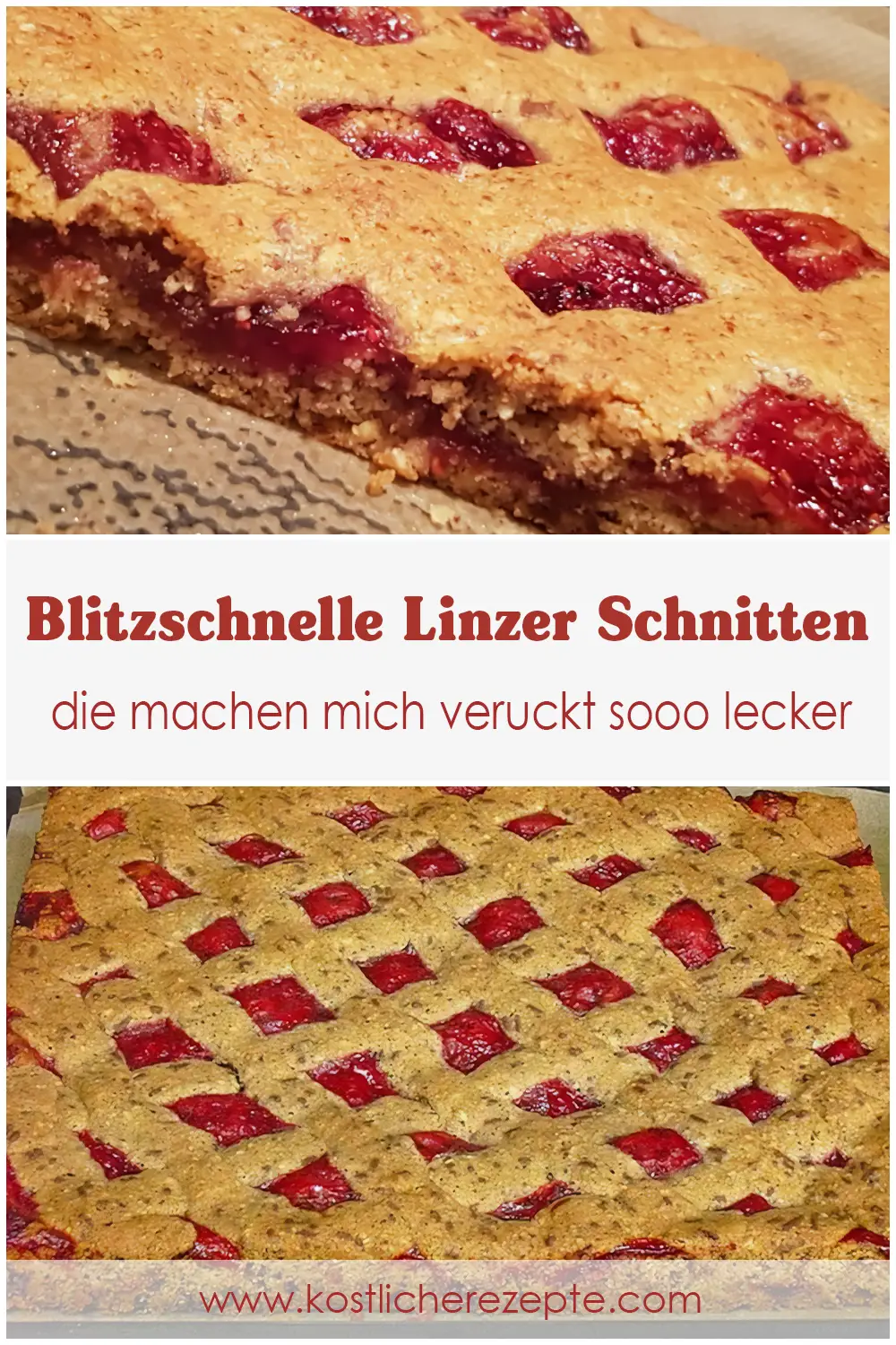 Blitzschnelle Linzer Schnitten die machen mich veruckt soooo lecker