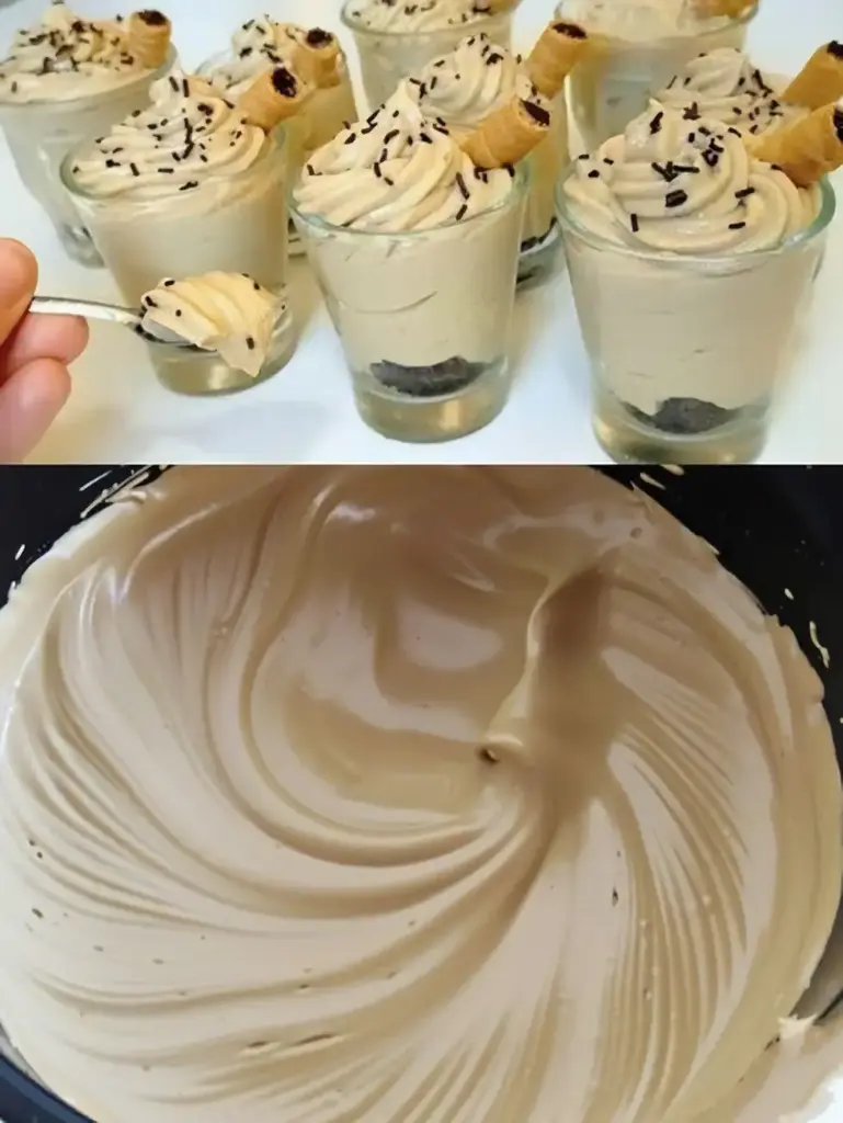 Capuccino Creme, in 5 Minuten mit nur 3 Zutaten