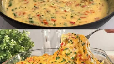Cremiger Spaghetti Auflauf aus dem Ofen W2xEX 2.5x