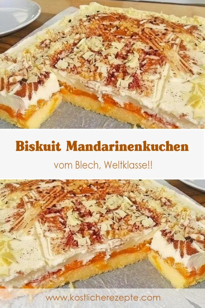 Der einfachste Kuchen der Welt! - Biskuit Mandarinenkuchen vom Blech, Weltklasse!! 1 Der einfachste Kuchen der Welt Biskuit Mandarinenkuchen vom Blech Weltklasse