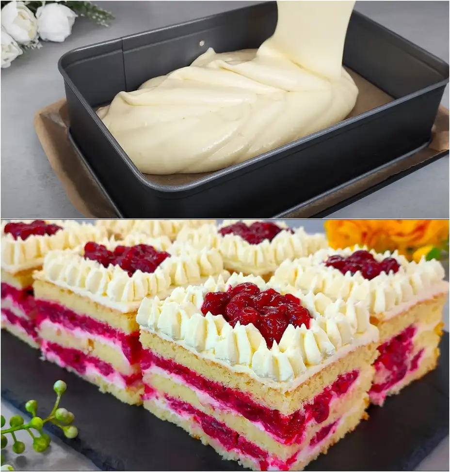 Der köstlichste Kirschkuchen, der auf der Zunge zergeht. Unglaublich lecker!