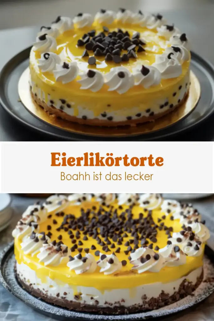 Eierlikoertorte Boahh ist das lecker