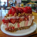 Ein Sommertraum ohne Backen Erdbeer Knusper Kaesekuchen W2xEX 2.5x Q99