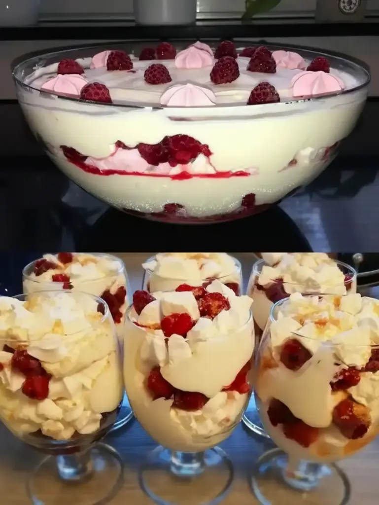 Einfaches Himbeerdessert Rezept Genuss mit nur 4 Zutaten