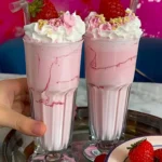 Erdbeer Milchshake mit nur 3 Zutaten so lecker und gesund W2xEX 2.5x Q99