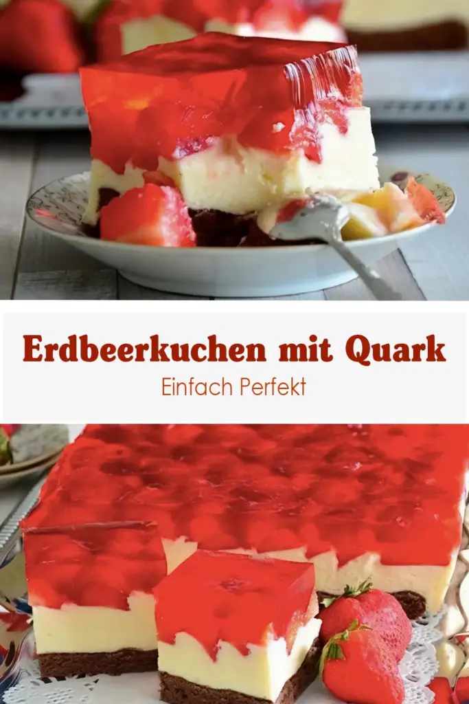 Erdbeerkuchen mit Quark, Einfach Perfekt 1 Erdbeerkuchen mit Quark, Einfach Perfekt