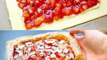 Erdbeertarte das Rezept fuer ein koestliches Blaetterteig Dessert W2xEX 2.5x