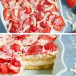 FRUeHLING IN ROT WEISS ERDBEER RHABARBER TIRAMISU MIT KOKOS W2xEX 2.5x Q99