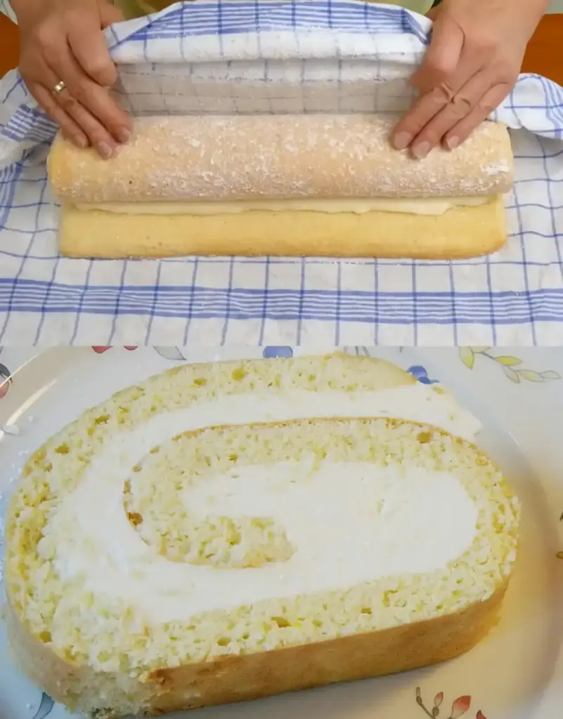 Ganz ohne viel schnick schnack, Herrliche Biskuitrolle mit Zitronen