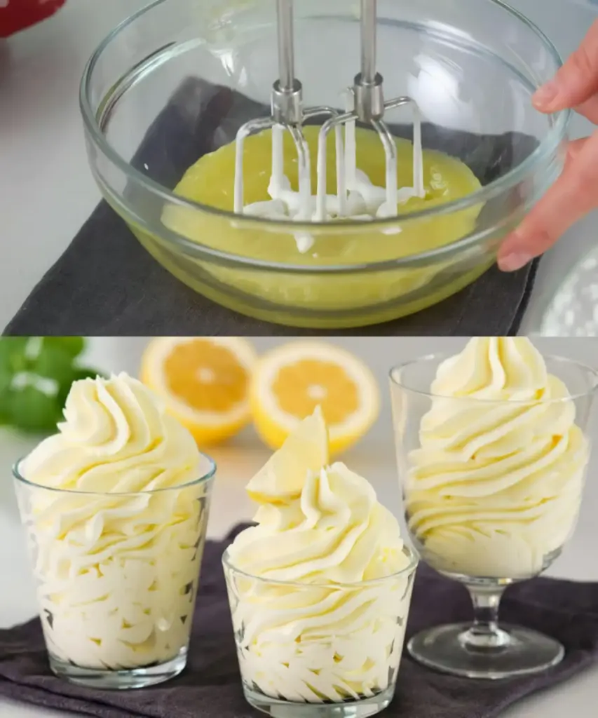 Gesunde Zitronencreme, ohne Eier, ohne raffinierten Zucker