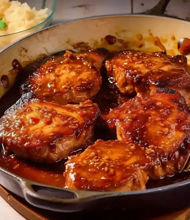 HONIG-KNOBLAUCH-SCHWEINEKOTELETTEN