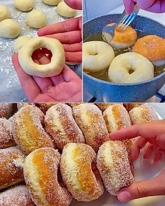Ich backe diese Donuts 2x pro Woche