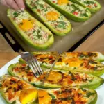 Kein Frittieren Gefuellte Zucchini Boote die alle verrueckt machen W2xEX 2.5x