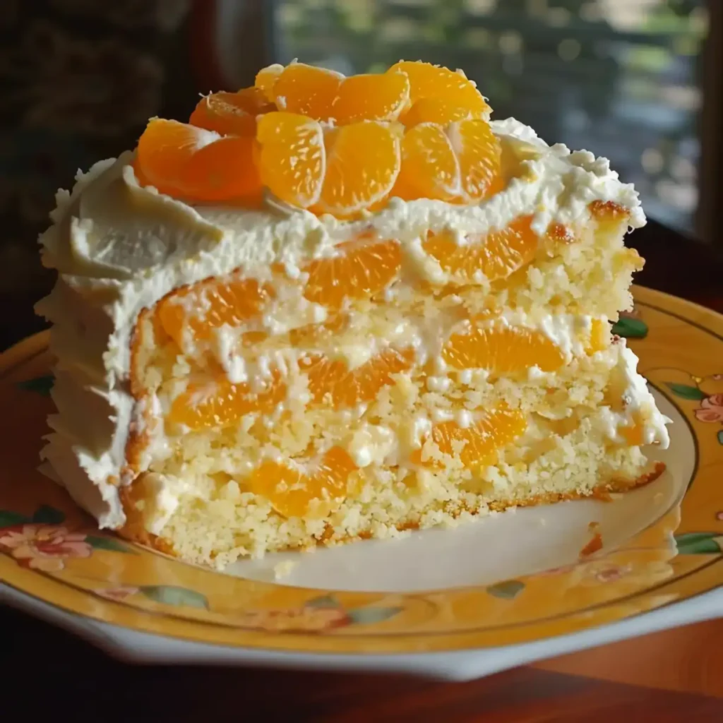 Mandarin Orangen Ananas Kuchen