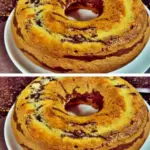 Marmor-Kaffeekuchen sehr hübsch und mit wunderbarem Kaffeegeschmack