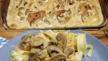 Medaillons in Pilzrahmsosse, der ist wahnsinnig lecker