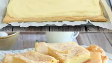 Nachtischkuchen: Das Rezept für das toskanische Dessert mit Blätterteig und Vanillesoße