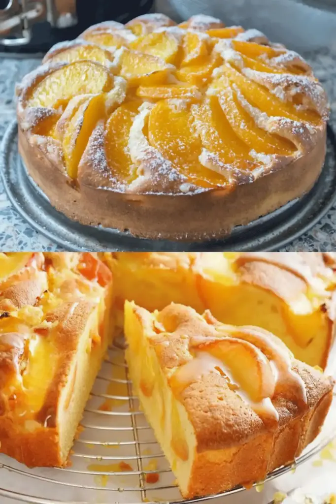 Pfirisch Vanillekuchen