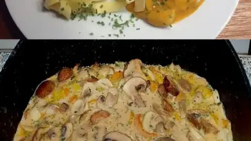 Puten Sahne Gulasch auf Bandnudeln in 20 minuten zubereitet W2xEX 2.5x Q99