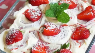 Raffaello Erdbeer Tiramisu in 10 Minuten fertig W2xEX 2.5x