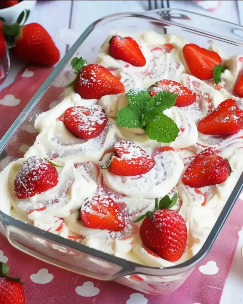Raffaello Erdbeer Tiramisu, in 10 Minuten fertig