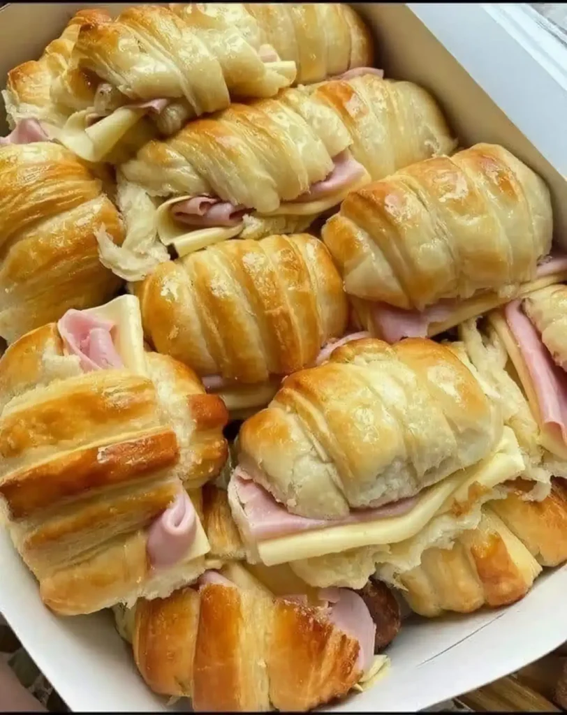 Schinken-Käse-Croissants