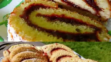Super schnelle Himbeerroulade Nur 10 Minuten backen W2xEX 2.5x Q99