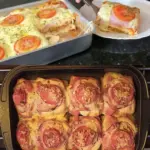 Toast Mozzarella Auflauf einmalig lecker W2xEX 2.5x Q99