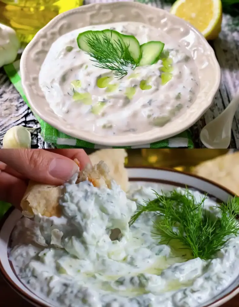 Tzatziki als im restaurant, nur viel frischer