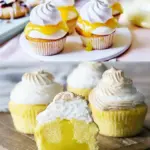 Zitronen Cupcakes mit Baiser haube Fuer ca. 12 cupcakes W2xEX 2.5x Q99