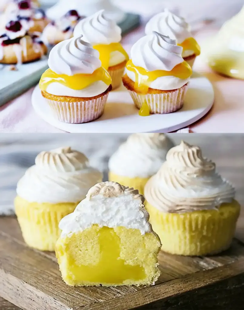 Zitronen Cupcakes mit Baiserhaube – Ein ultimatives Rezept für Perfektion
