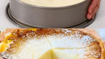 5 Minuten Quarkkuchen mit 100 g Griess 1 Packung Puddingpulver W2xEX 2.5x