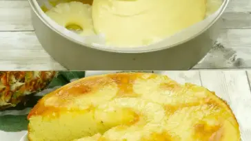 Ananas Upside-Down Kuchen das einfache und köstliche Dessert zum Probieren