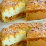 Apfel Schmand Kuchen mit 600 ml Milch und 2 Packung Pudding W2xEX 2.5x Q99