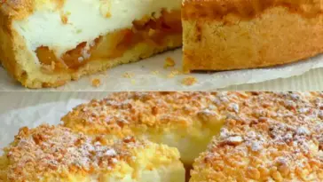 Apfel Schmand Kuchen mit 600 ml Milch und 2 Packung Pudding W2xEX 2.5x Q99