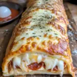 Blaetterteig Strudel mit Peperoni und Kaese in 15 Minuten W2xEX 2.5x Q99