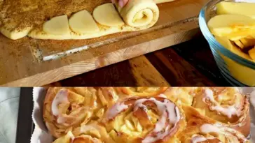 Boahh die sind der absolute Hammer Apfelschnecken mit Zimtzucker wie aus der Baeckerei W2xEX 2.5x Q99